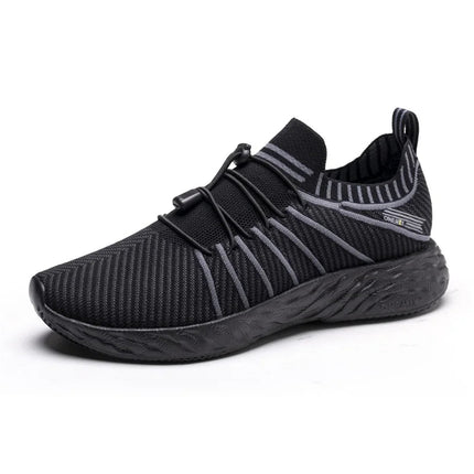 ONEMIX 2025 Nuove scarpe da corsa nere per uomo Sneakers da allenamento traspiranti impermeabili Scarpe sportive da trekking antiscivolo per esterni maschili PlatiNum