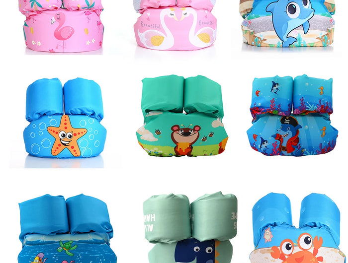 New Baby Swim Rings Puddle Jumper Baby Life Vest Child Life Jacket 2-6 Years Boy Girl Children Vest Form polyester