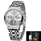 LIGE 2024 nuove donne di moda orologi da donna top brand di lusso creativo bracciale da donna in acciaio orologi orologio impermeabile al quarzo femminile platinumshop