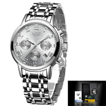 LIGE 2024 nuove donne di moda orologi da donna top brand di lusso creativo bracciale da donna in acciaio orologi orologio impermeabile al quarzo femminile platinumshop