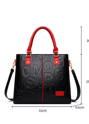 PU Leather Casual Crossbody Bags for Women Ladies Luxury Designer Tote Handbag Female Large Capacity Travel Shoulder Bag Sac PlatiNum