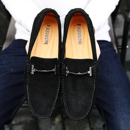 Nuovi uomini scarpe casual moda pelle scamosciata morbida mocassini da uomo mocassini per il tempo libero slip on scarpe da guida da uomo scarpe pigre fatte a mano appartamenti comodi