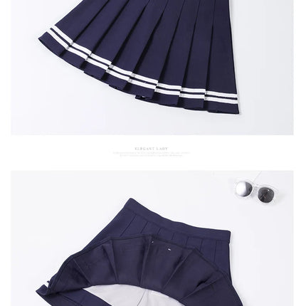 Damen Tennisrock Faltenrock Sport-Golf-Sets Athletische Lauf-Minirock Sexy Harajuku Koreanischer Stil