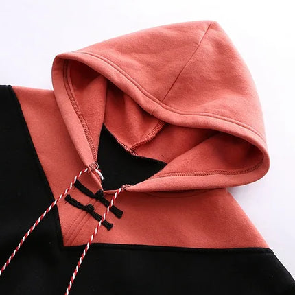 Neploe Women Hoodies Fleece Thick Cute Fox Embroidery Winter Autumn Women Pullovers Jumpers Japanese 2025 New Hooded Coat 56439