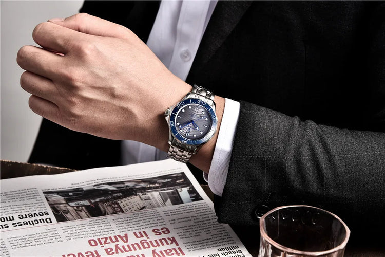 PAGANI DESIGN 2026 Nuovo Orologio Automatico di Lusso da Uomo, Cristallo Zaffiro AR, Orologio da Polso Meccanico con Movimento Miyota 8215