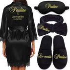 Black robe shoe mask / M