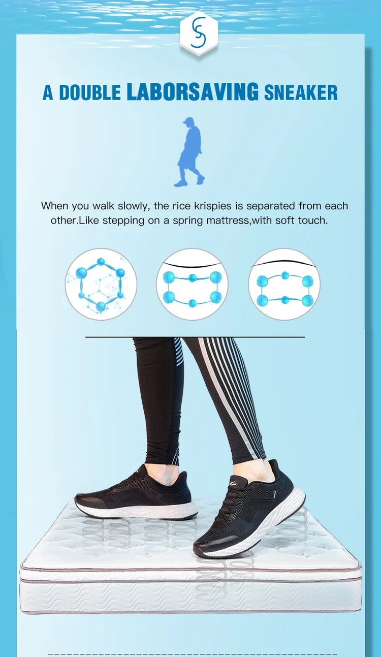 ONEMIX Scarpe da corsa bianche per uomo Outdoor Donna Sneakers atletiche Maratona Sport Scarpe da passeggio Viaggi Trekking Calzature da jogging PlatiNum