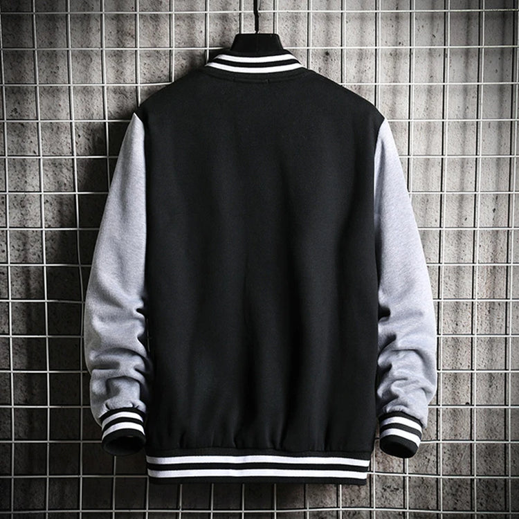 Supzoom New Arrival Letter Rib Sleeve Cotton Fashion Logo Single Breasted Casual Bomber Baseball Jacket Loose Cardigan Coat