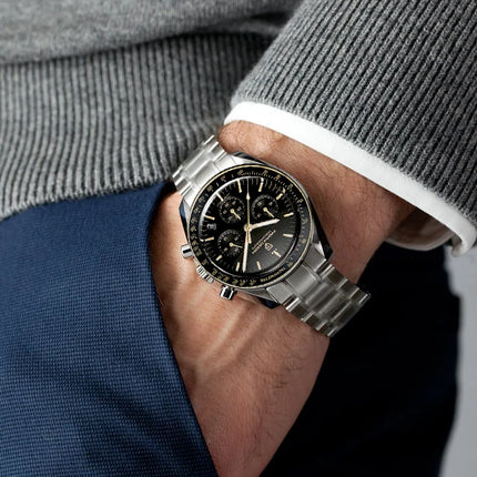 PAGANI DESIGN 2026 Nuovo CK2988 Orologio da Polso da Uomo al Quarzo di Lusso Retrò con Funzione Luna, Vetro Zaffiro e Cronografo di Precisione