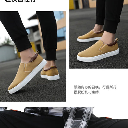 Fashion Canvas Men's Sneakers Black Lace Up Sping Shoes 2024 Classic Casual Vulcanized Shoes Size 46 47 Mens Spring Sport Shoes