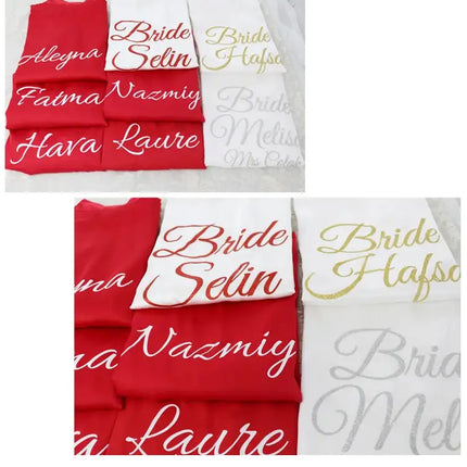 Logo personalizzato Data di matrimonio Nome Accappatoio Abito da sposa in seta sintetica Sposa Damigella d'onore Abiti da sposa Donna Bachelorette Preparewear platinumshop