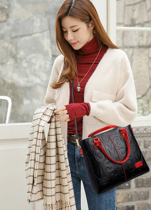 PU Leather Casual Crossbody Bags for Women Ladies Luxury Designer Tote Handbag Female Large Capacity Travel Shoulder Bag Sac PlatiNum