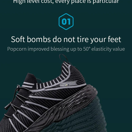 Scarpe da corsa impermeabili ONEMIX per uomo Sneakers Unisex in Mesh traspirante estivo per scarpe da Trekking da passeggio per uomo Slip-on all'aperto PlatiNum