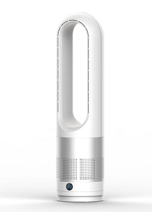 110V / 220V 18 pollici Mini ventilatore elettrico senza foglie per uso domestico funzione di temporizzazione del telecomando, ventilatore da pavimento muslimexayp