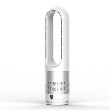 110V / 220V 18 pollici Mini ventilatore elettrico senza foglie per uso domestico funzione di temporizzazione del telecomando, ventilatore da pavimento muslimexayp