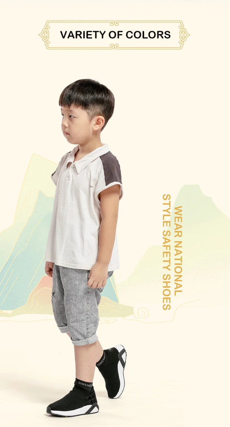 ONEMIX Bambini Scarpe Da Ginnastica di Moda per le Ragazze Dei Ragazzi Della Maglia Scarpe Da Tennis Respirabili di Sport Runningg Scarpe Bambini Casual Scarpe Basse Da Passeggio PlatiNum