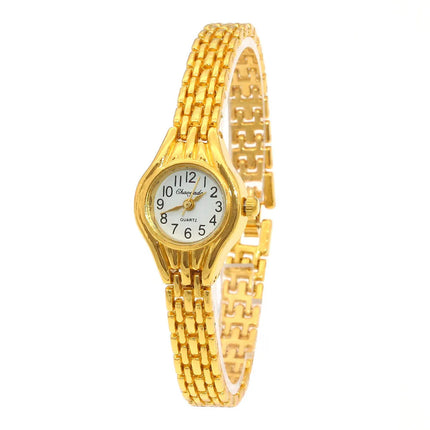 Orologio da polso da donna carino Mujer Relojes dorati Orologio al quarzo con quadrante piccolo Orologio da polso popolare Ora orologi eleganti da donna femminili platinumshop
