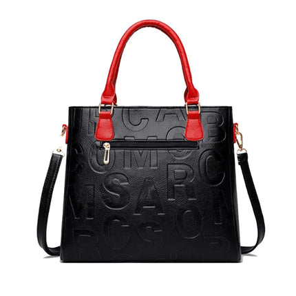 PU Leather Casual Crossbody Bags for Women Ladies Luxury Designer Tote Handbag Female Large Capacity Travel Shoulder Bag Sac PlatiNum