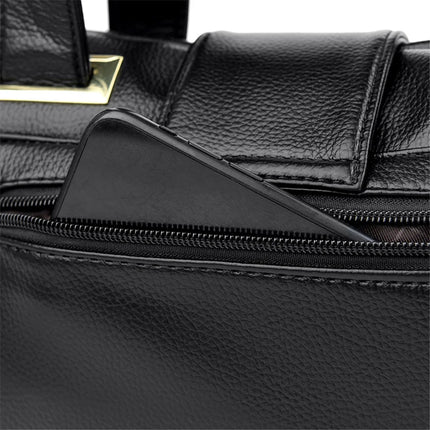 Women Multi-layers Top-handle Bag Quality Leather Handbags Purses Female Luxury Designer Large Capacity Boston Ladies Sac A Main PlatiNum