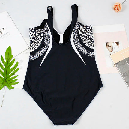 Costume da bagno bikini sexy Costumi da bagno Donna 2025 Costume intero Push Up Nuoto per abbigliamento da spiaggia Monokini Costumi da bagno taglie forti 2XL platinumshop