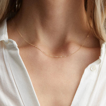eManco Fine Chain Necklace Stainless Steel Gold Color Pendants Short Long Statement Women  Colar Gift Stainless Steel Jewelry PlatiNum