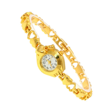 Orologio da polso da donna carino Mujer Relojes dorati Orologio al quarzo con quadrante piccolo Orologio da polso popolare Ora orologi eleganti da donna femminili platinumshop