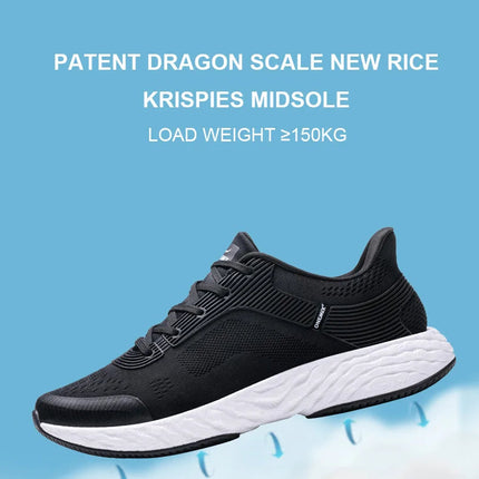 ONEMIX Scarpe da corsa bianche per uomo Outdoor Donna Sneakers atletiche Maratona Sport Scarpe da passeggio Viaggi Trekking Calzature da jogging PlatiNum