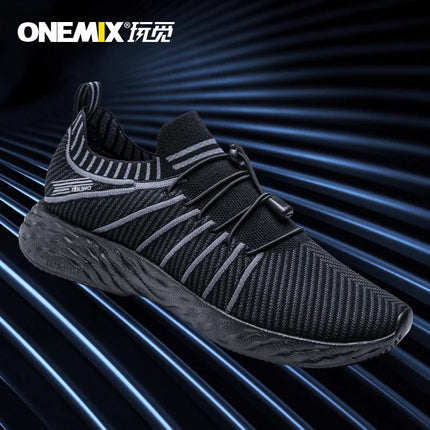 ONEMIX NUOVE Scarpe da Corsa in Offerta per Uomo, Sneakers Impermeabili e Traspiranti, Scarpe Sportive Antiscivolo da Trekking per Esterni PlatiNum