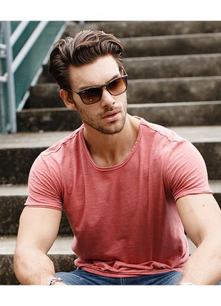 T-shirt homme 100% coton Décontracté Doux Fitness Été T-shirts fins Vêtements d'intérieur Homme Col rond Manches courtes T-shirt uni pour homme