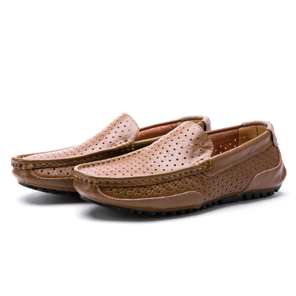 Scarpe Casual da uomo di moda scarpe eleganti da uomo di marca mocassino classico da uomo in vera pelle Plus Size Classic