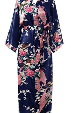 Abiti da notte da donna abiti da notte fiore abiti per la casa intimo Lingerie Casual Kimono abito d