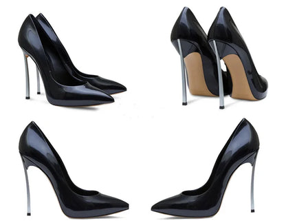 【Measure your feet length before order】Luxury Designer Women Pumps Stiletto High Heel Sexy Fetish Party Zapatos De Tacon C-PU-1