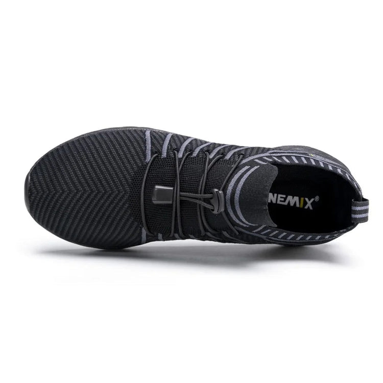 ONEMIX Moda Runningg Scarpe Per gli uomini Scarpe Da Ginnastica In Pelle Cuscino D'aria Da Jogging Calzature Outdoor A Piedi di Fitness scarpe Da Ginnastica Scarpe Sportive PlatiNum