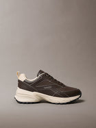sneakers da corsa traction rocky brown/light cashew da uomini calvin klein
