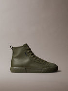 chunky sneakers ad alta trazione e resistenza in pelle triple black da uomini calvin klein