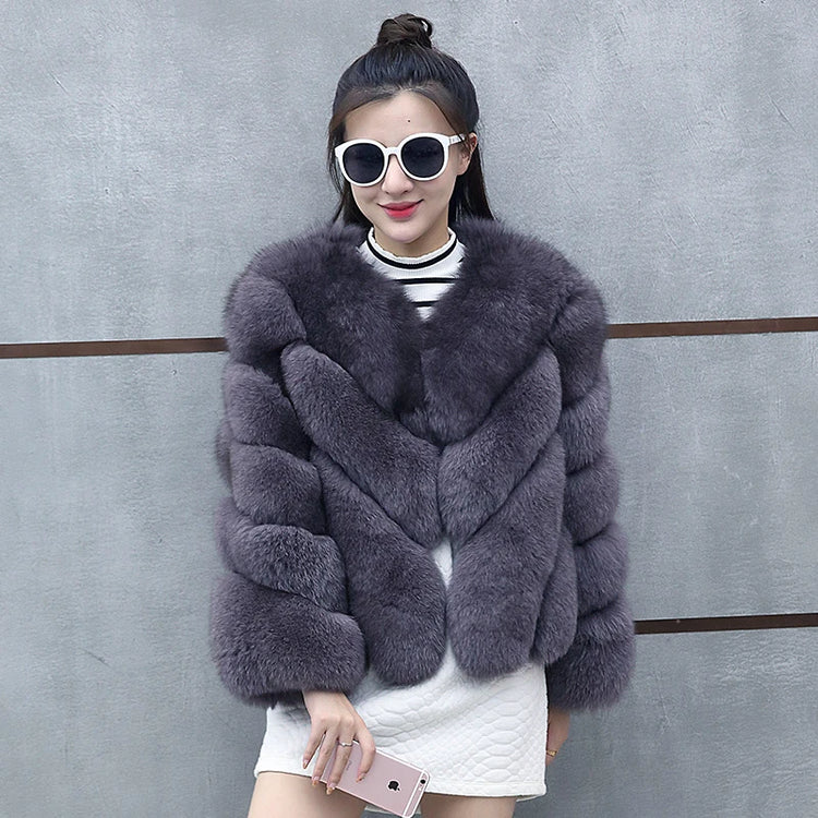 ZADORIN NEW Streetwear Furry Faux Fur Coat Woman Clothing Elegant Long Sleeve Winter Coats Woman Jackets Fourrure Abrigo Mujer