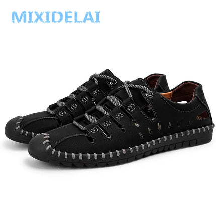 MIXIDELAI Nuova Estate Comode Scarpe Casual Mocassini Scarpe Da Uomo di Qualità Scarpe In Pelle Crosta Appartamenti Degli Uomini di Vendita Calda Mocassini Scarpe