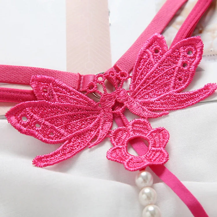New Sexy Women's Underwear Female Lace G String Thongs Ladies Embroidery Pearl Panties Temptation Low-waist Briefs Sexy Lingerie