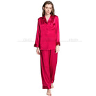 Regalo Delle Donne Raso di Seta Pigiama Set Pigiama Pigiama Set PIGIAMA Indumenti Da Notte Loungewear S, M, L, XL, 2XL, 3XL Più Solido platinumshop