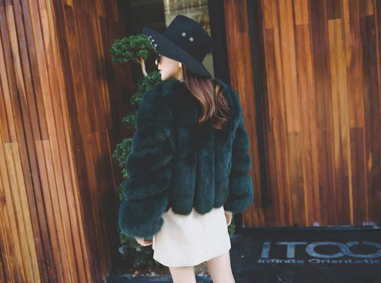 ZADORIN NEW Streetwear Furry Faux Fur Coat Woman Clothing Elegant Long Sleeve Winter Coats Woman Jackets Fourrure Abrigo Mujer