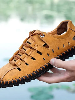 MIXIDELAI Nuova Estate Comode Scarpe Casual Mocassini Scarpe Da Uomo di Qualità Scarpe In Pelle Crosta Appartamenti Degli Uomini di Vendita Calda Mocassini Scarpe