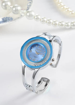 Orologi da donna Bracciale Relogio Feminino Orologio da polso al quarzo moda Orologio da polso da donna in acciaio inossidabile con cristallo Bayan Kol Sat platinumshop