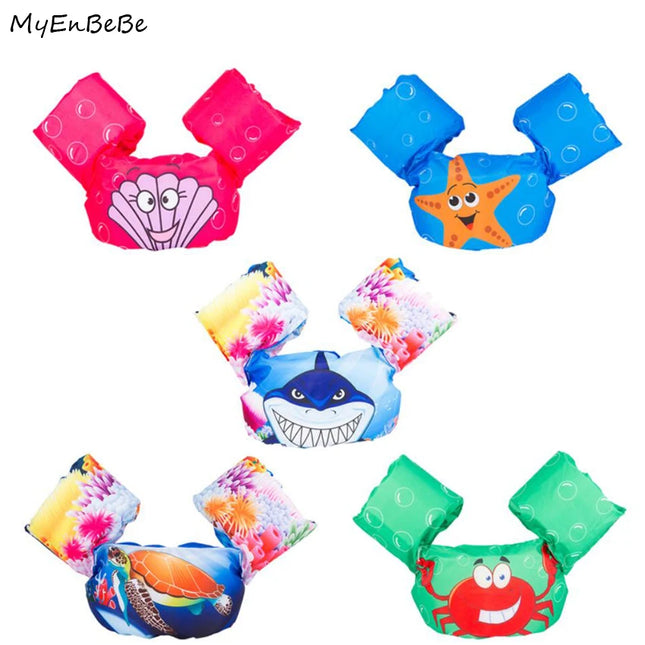 2-6Y Kids Swim Vest Floating Arm Circle Swim Trainer Children's Swimming Vest