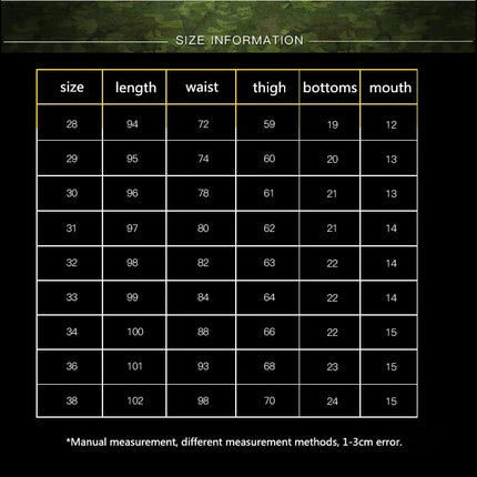 High Quality Khaki Casual Pants Men Tactical Joggers Camouflage Cargo Pants Multi-Pocket Fashions Black Army Trousers Work Wear