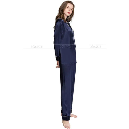 Delle donne Raso di Seta Pigiama Pigiama Set di Indumenti Da Notte Loungewear U. s. s6, M8, M10, L12, L14, L16, L18, L20 S ~ 3XL Più Il Formato platinumshop