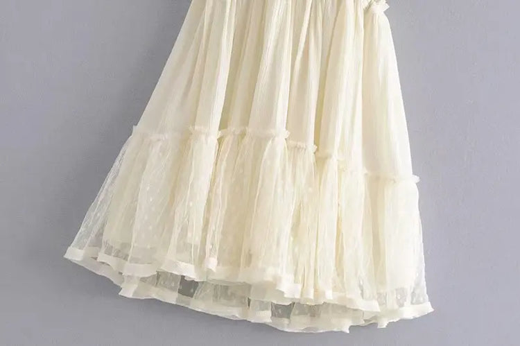 SheMujerSky Abito sexy con giunture in pizzo senza schienale Mini abiti estivi con scollo a V e scollo all'americana Abito da donna Elegante da sera