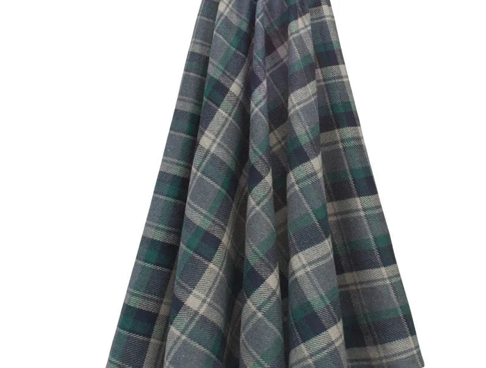 TIYIHAILEY-Women's Long Maxi Thick A-line Skirts, Elastic Waist, Plaid Woolen Skirts, Warm with Pocket, Winter, New Custom Made PlatiNum