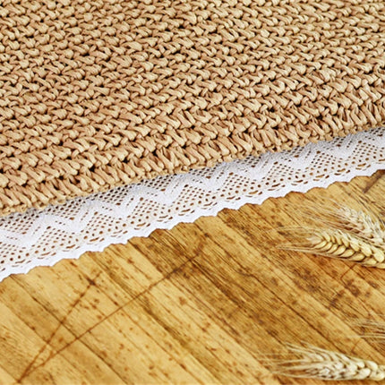 Women's Bag Summer Beach Bag Large Capacity Knitted Straw Hand-woven Rattan Beach Bag Bohemia Leather Women's Shoulder Bag New