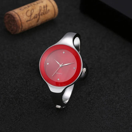 Orologio da donna con cinturino in cristallo di lusso Orologi da donna semplici alla moda Orologio da donna in acciaio inossidabile Orologio reloj mujer platinumshop