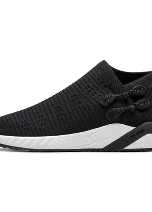 Onemix Calzini E Calzettoni Runningg Scarpe per Gli Uomini Retrò Scarpe da Ginnastica Traspiranti Lavorato a Maglia Vamp Durevole Suola in Gomma Calzini E Calzettoni Scarpe da Trekking Scarpa da Tennis PlatiNum